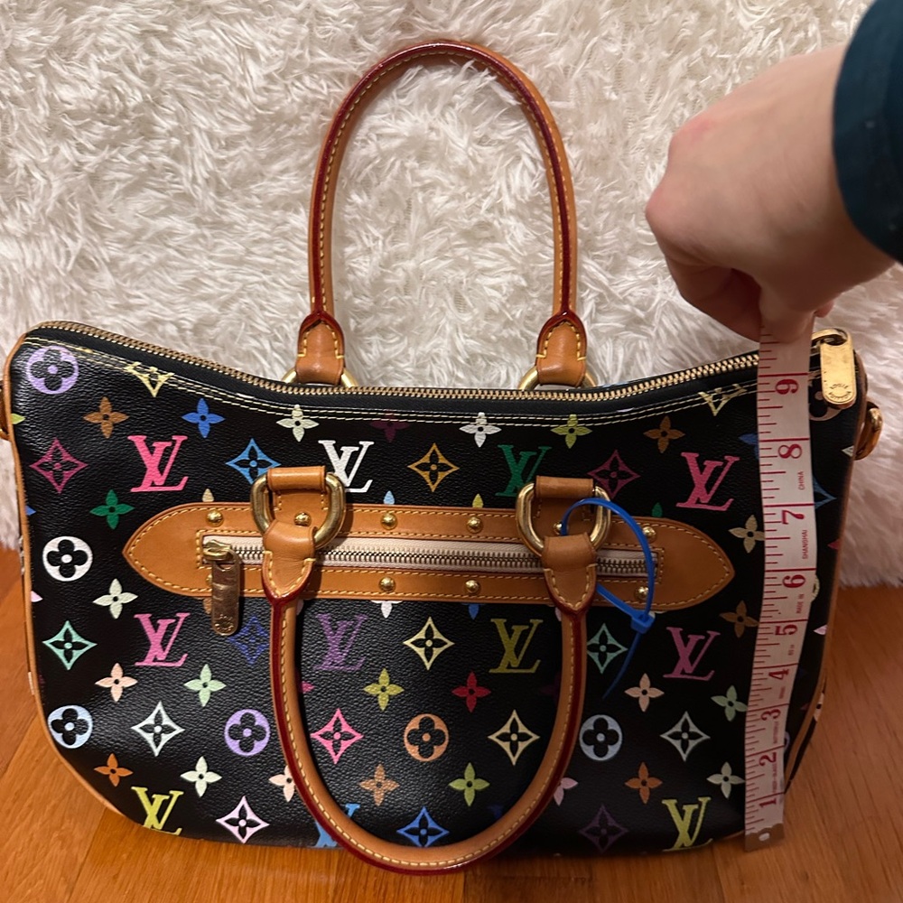 Louis Vuitton Black Multicolor Monogram Rita Hobo Bag - Picture 4 of 17